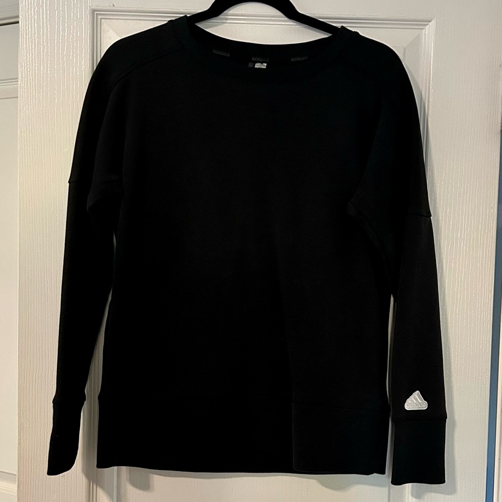 Adidas women’s sweatshirt, Black, Small, Pullover